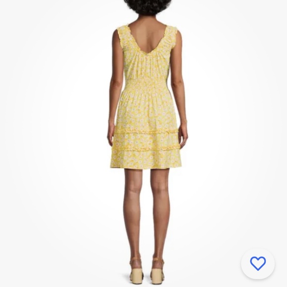 No Boundaries Smocked Tiered Sleeveless Ruffled Dress Size Large (11-13) NEW - Picture 6 of 12